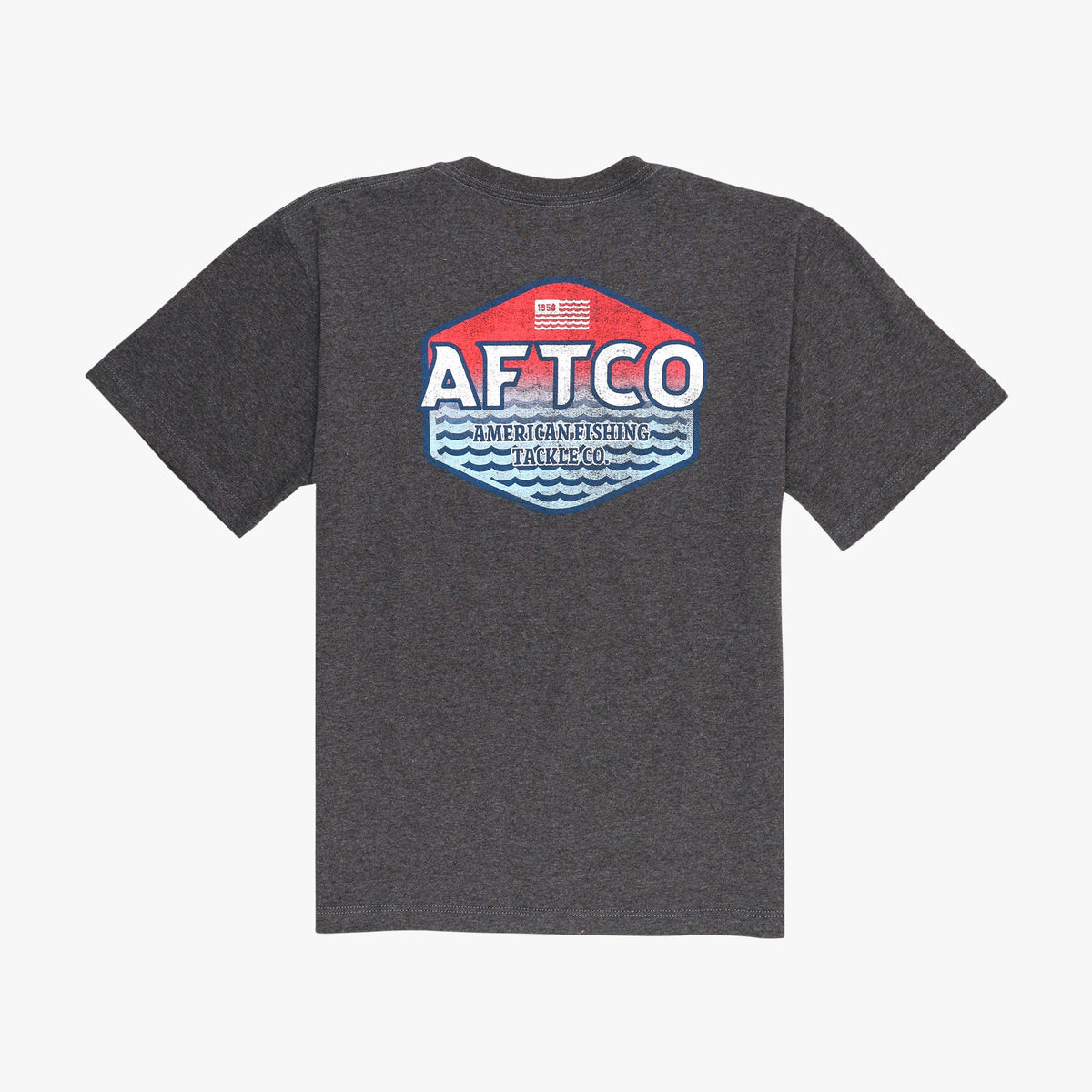 Charcoal Heather Youth Sunset SS T-Shirt / AFTCO Value