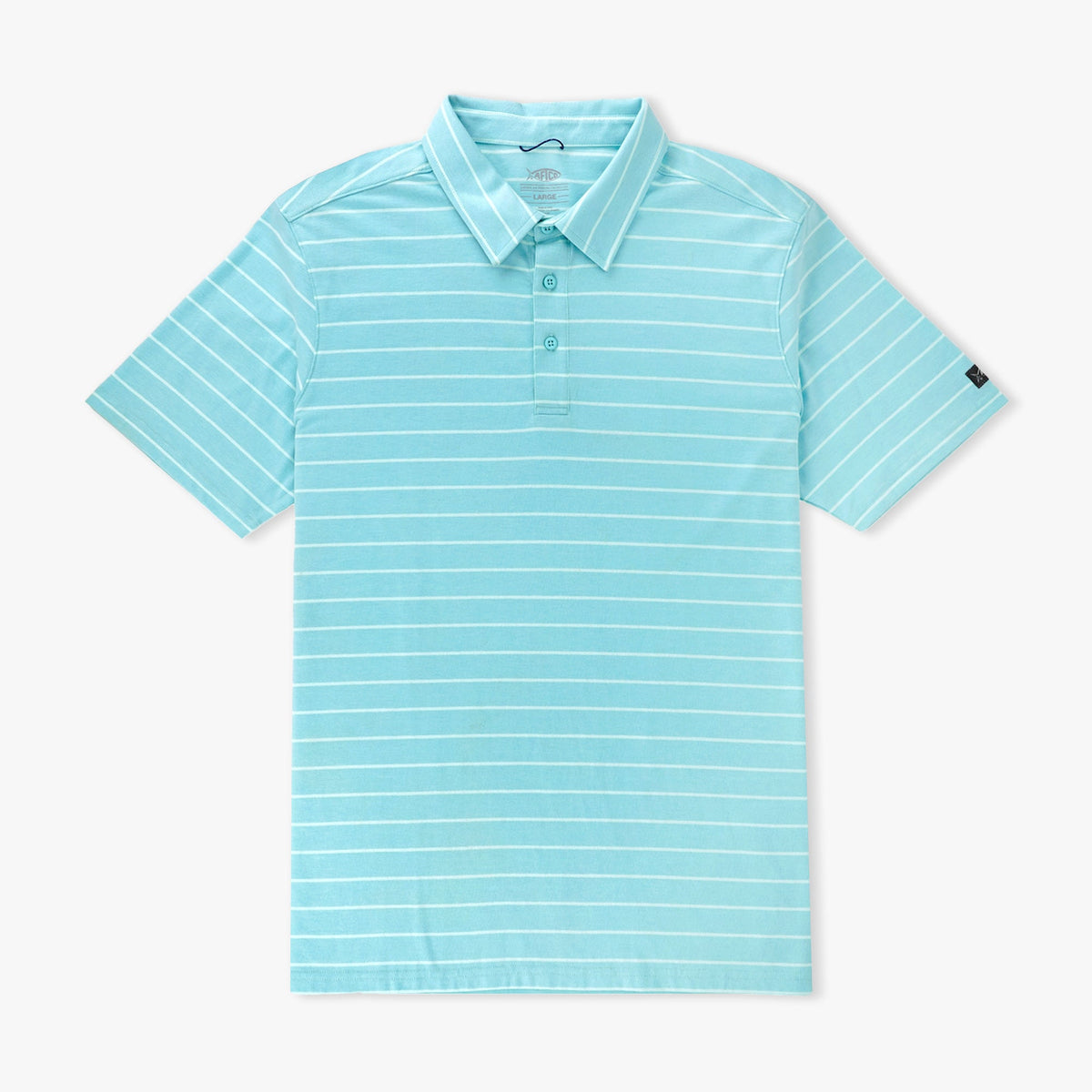 Slate Blue Heather Butterfish Fishing Polo Shirt / AFTCO Popular