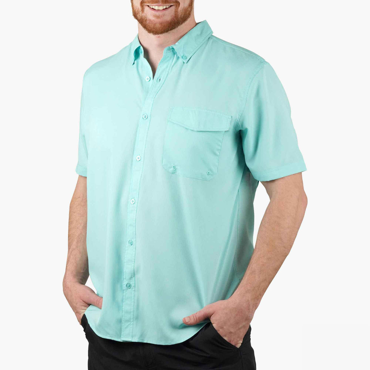 Niagara Mist Palomar SS Vented Fishing Shirt / AFTCO Signature