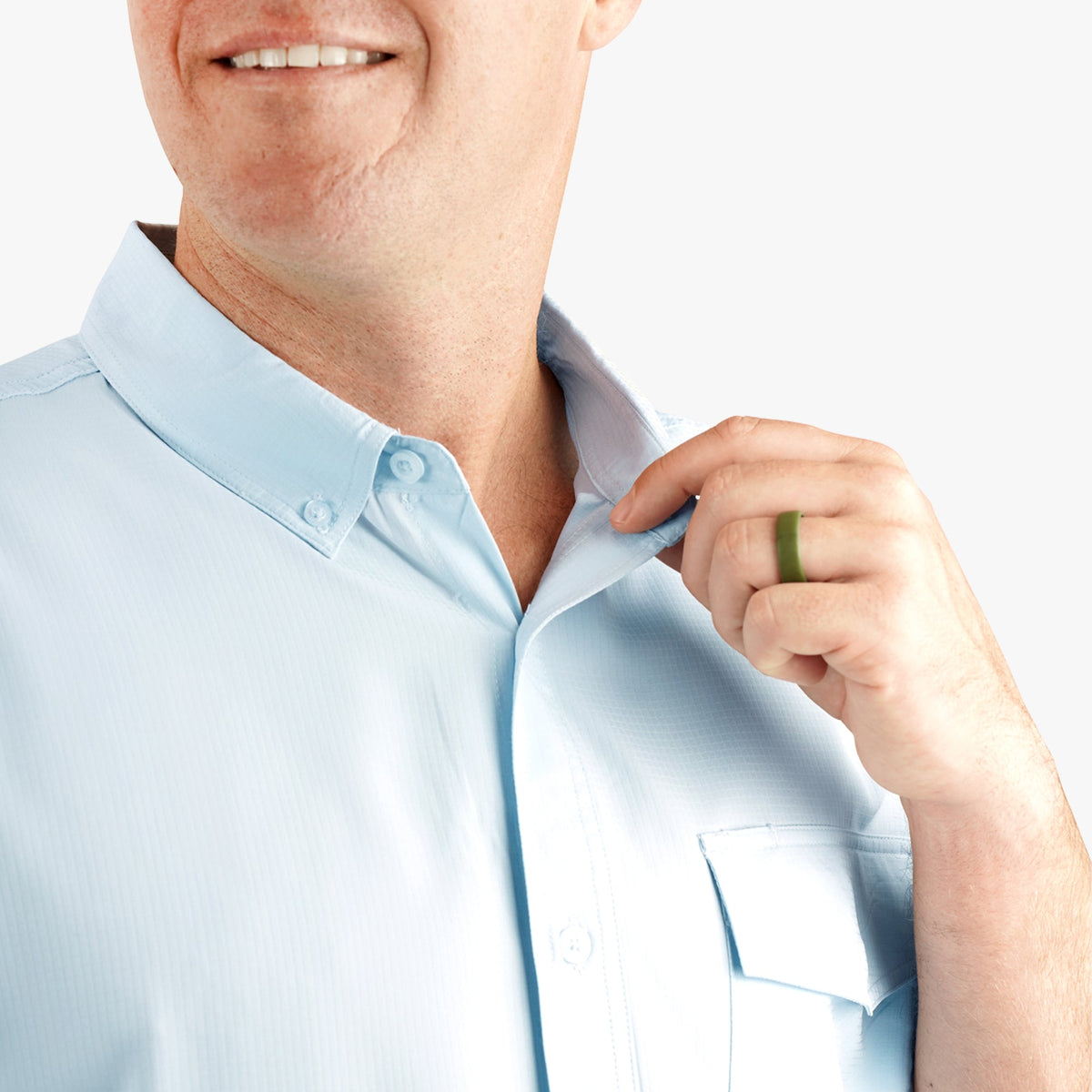 Niagara Mist Palomar SS Vented Fishing Shirt / AFTCO Signature