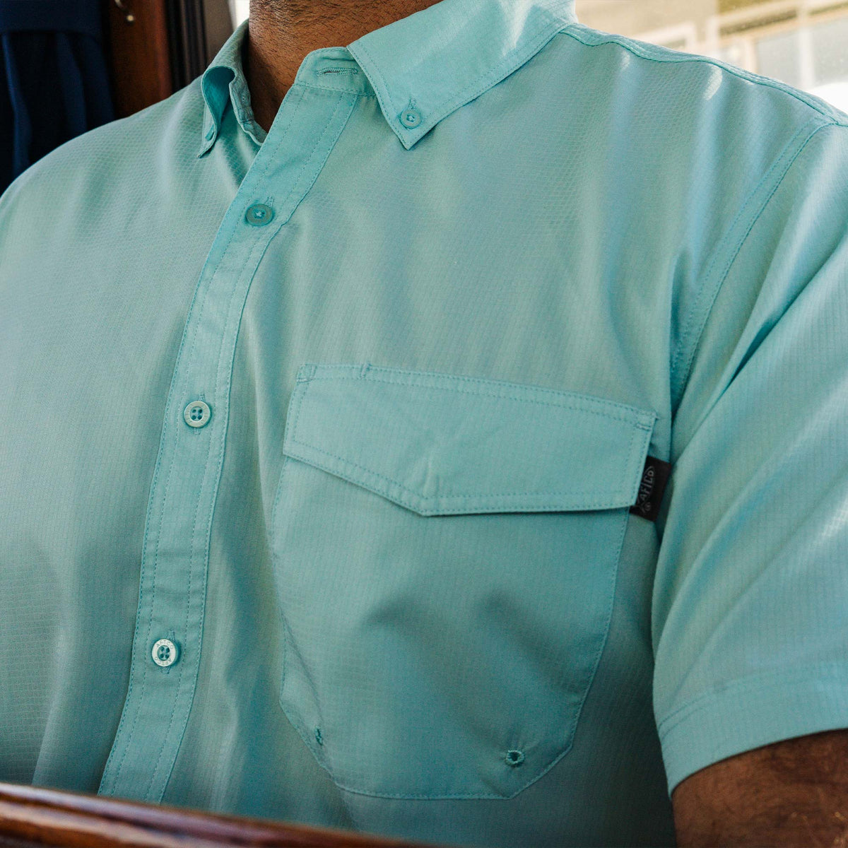 Niagara Mist Palomar SS Vented Fishing Shirt / AFTCO Signature