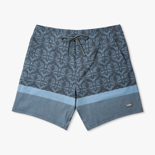 Blue Shadow Cocoboardie Recycled Fishing Boardshorts / AFTCO Featured
