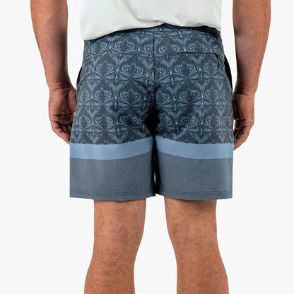 Blue Shadow Cocoboardie Recycled Fishing Boardshorts / AFTCO Featured