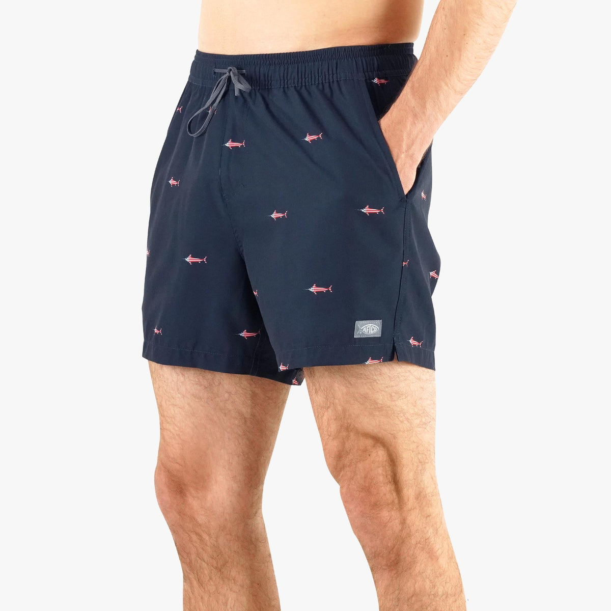 Navy Strike Swim Shorts / AFTCO Recommended