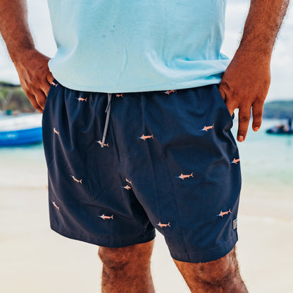 Navy Strike Swim Shorts / AFTCO Recommended