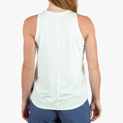 Salt Air Heather Women's Ocean Bound Performance Tank / AFTCO Popular