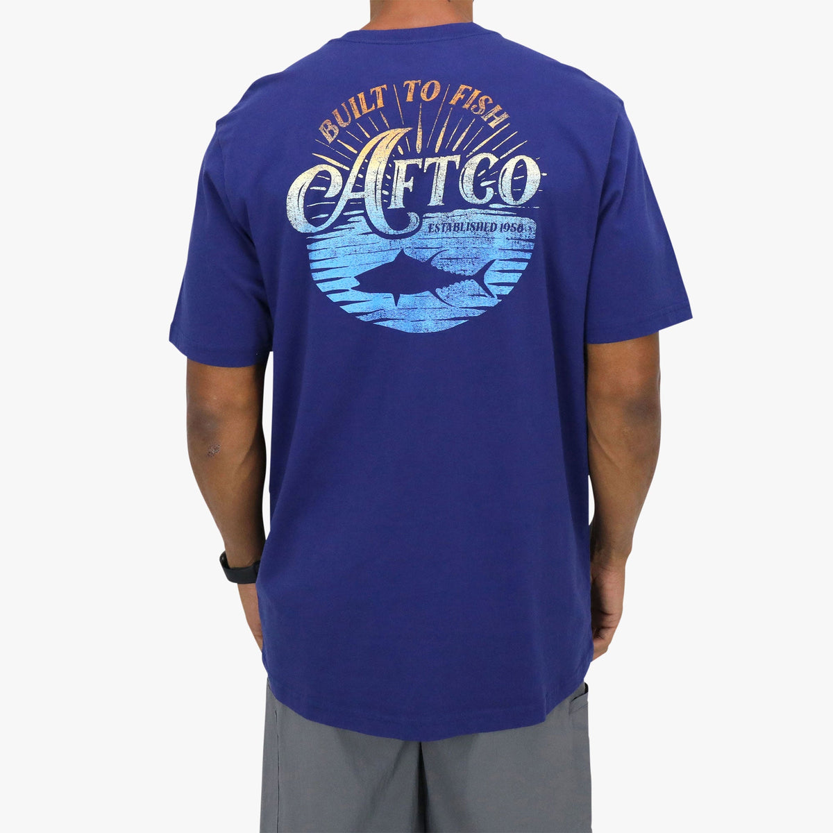 Storm Blue Alkaline SS T-Shirt / AFTCO Essential