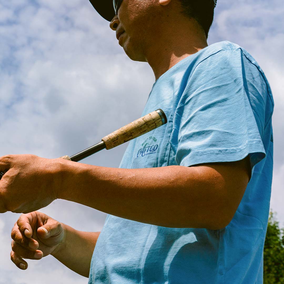 Storm Blue Alkaline SS T-Shirt / AFTCO Essential