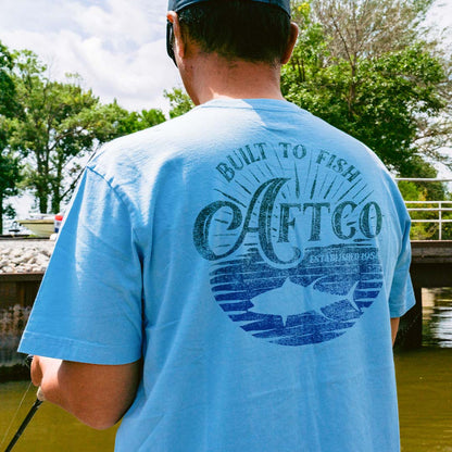 Storm Blue Alkaline SS T-Shirt / AFTCO Essential