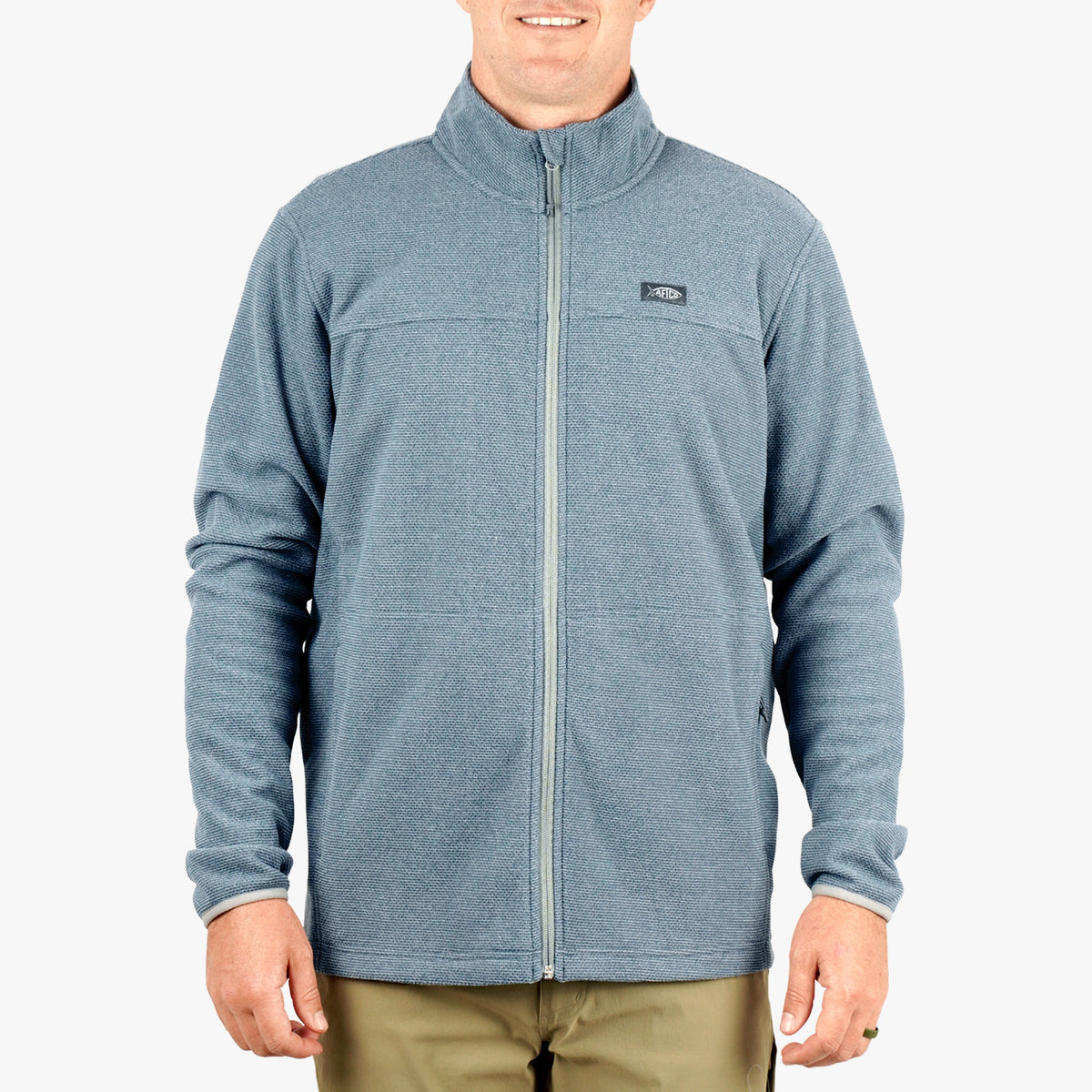 Bering Sea Heather Sentinel Full Zip Fishing Fleece / AFTCO Great Value