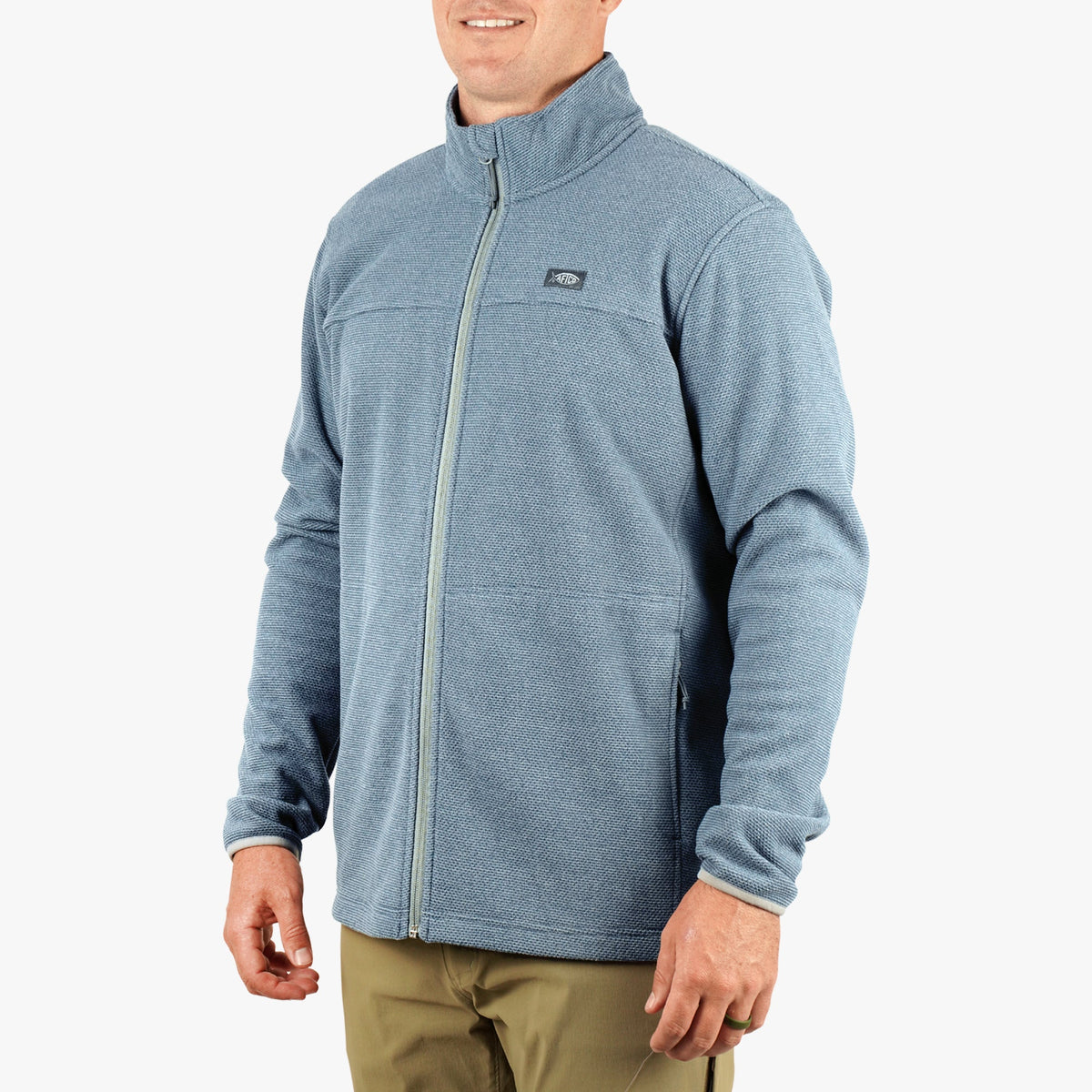 Bering Sea Heather Sentinel Full Zip Fishing Fleece / AFTCO Great Value