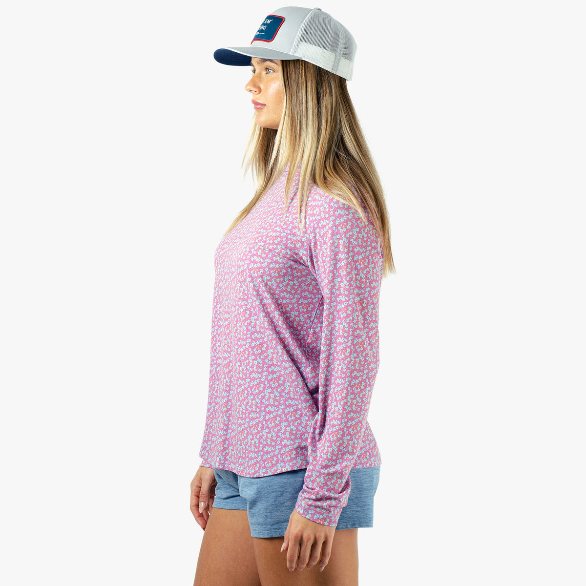 Bay Leaf Women's Ocean Bound Hooded Performance Shirt / AFTCO Recommended
