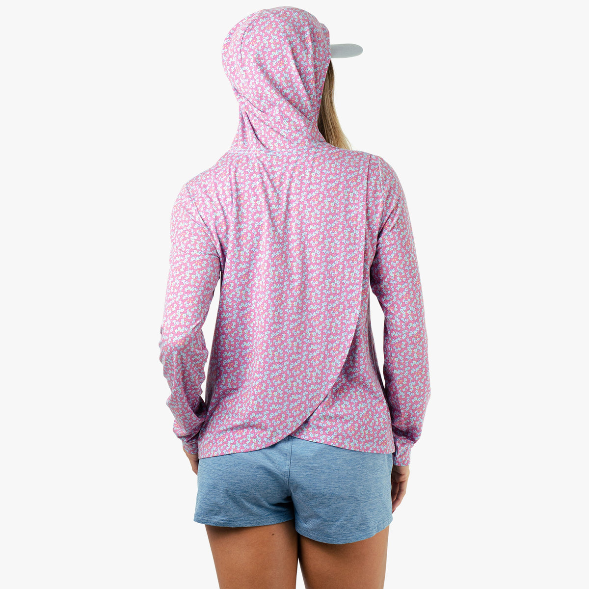 Bay Leaf Women's Ocean Bound Hooded Performance Shirt / AFTCO Recommended