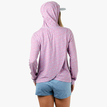 Bay Leaf Women's Ocean Bound Hooded Performance Shirt / AFTCO Recommended