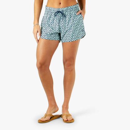 Ink Women's Strike Printed Swim Shorts / AFTCO Great Value