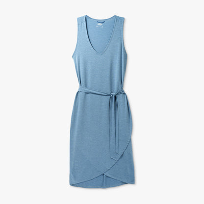 Blush Heather Women's Ocean Bound Sleeveless Quick Dry Dress / AFTCO Smart Buy