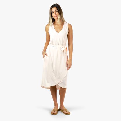 Blush Heather Women's Ocean Bound Sleeveless Quick Dry Dress / AFTCO Smart Buy