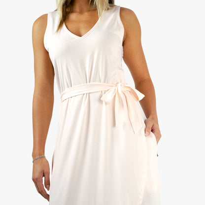 Blush Heather Women's Ocean Bound Sleeveless Quick Dry Dress / AFTCO Smart Buy