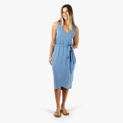 Blush Heather Women's Ocean Bound Sleeveless Quick Dry Dress / AFTCO Smart Buy