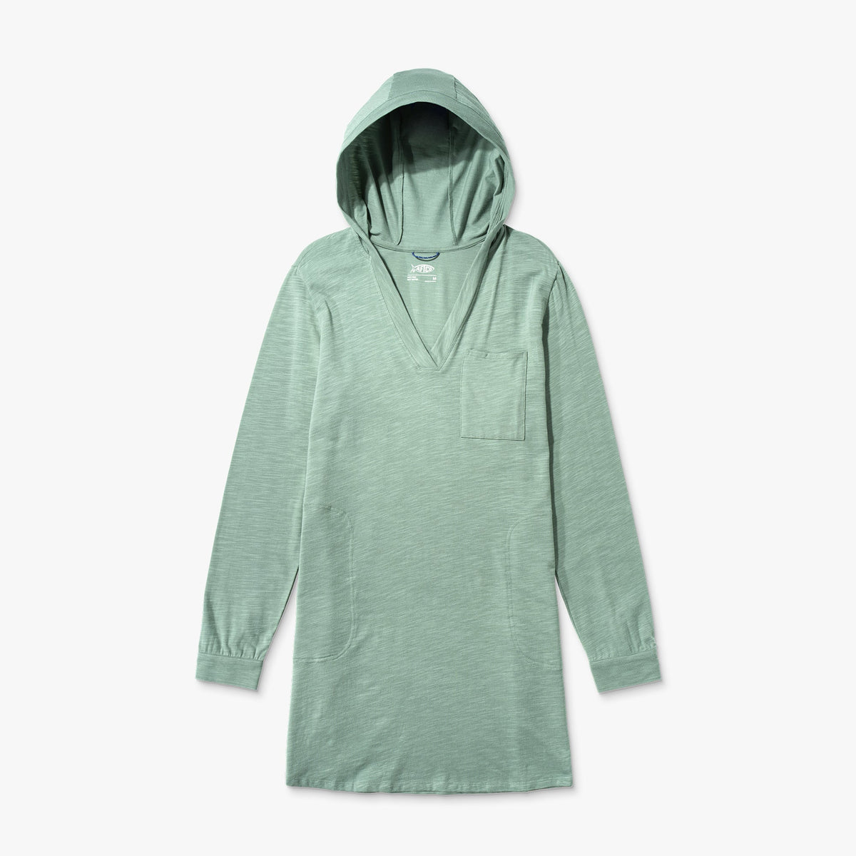 Ink Heather Women's Cloud Knit Hooded Fishing Cover Up / AFTCO Recommended