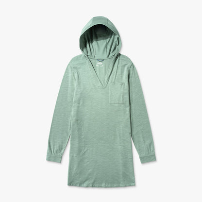 Ink Heather Women's Cloud Knit Hooded Fishing Cover Up / AFTCO Recommended