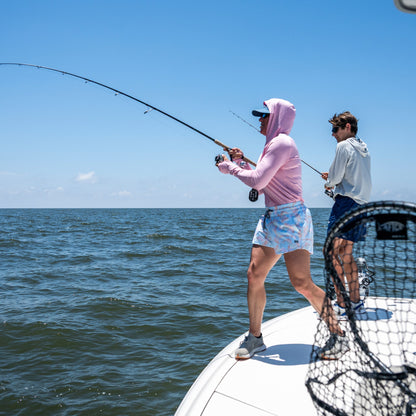Pink Heather Samurai 2.0 Fishing Shirts For Women / AFTCO New