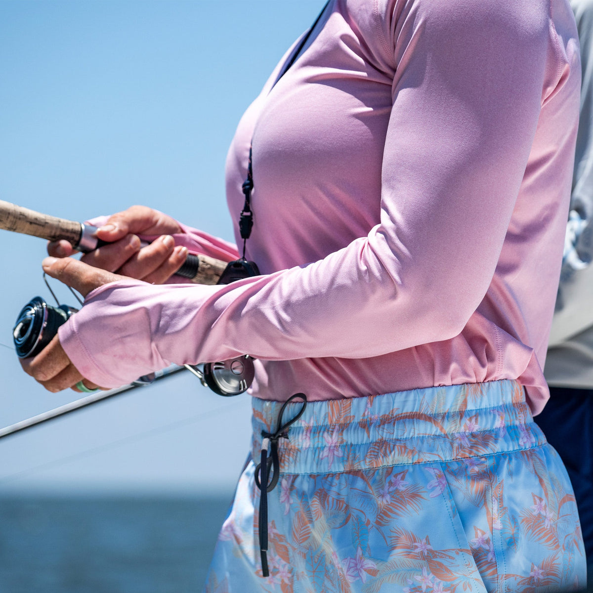 Pink Heather Samurai 2.0 Fishing Shirts For Women / AFTCO New