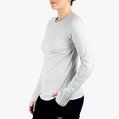 Bay Leaf Heather Samurai 2.0 Women's Fishing Shirts / AFTCO Sale