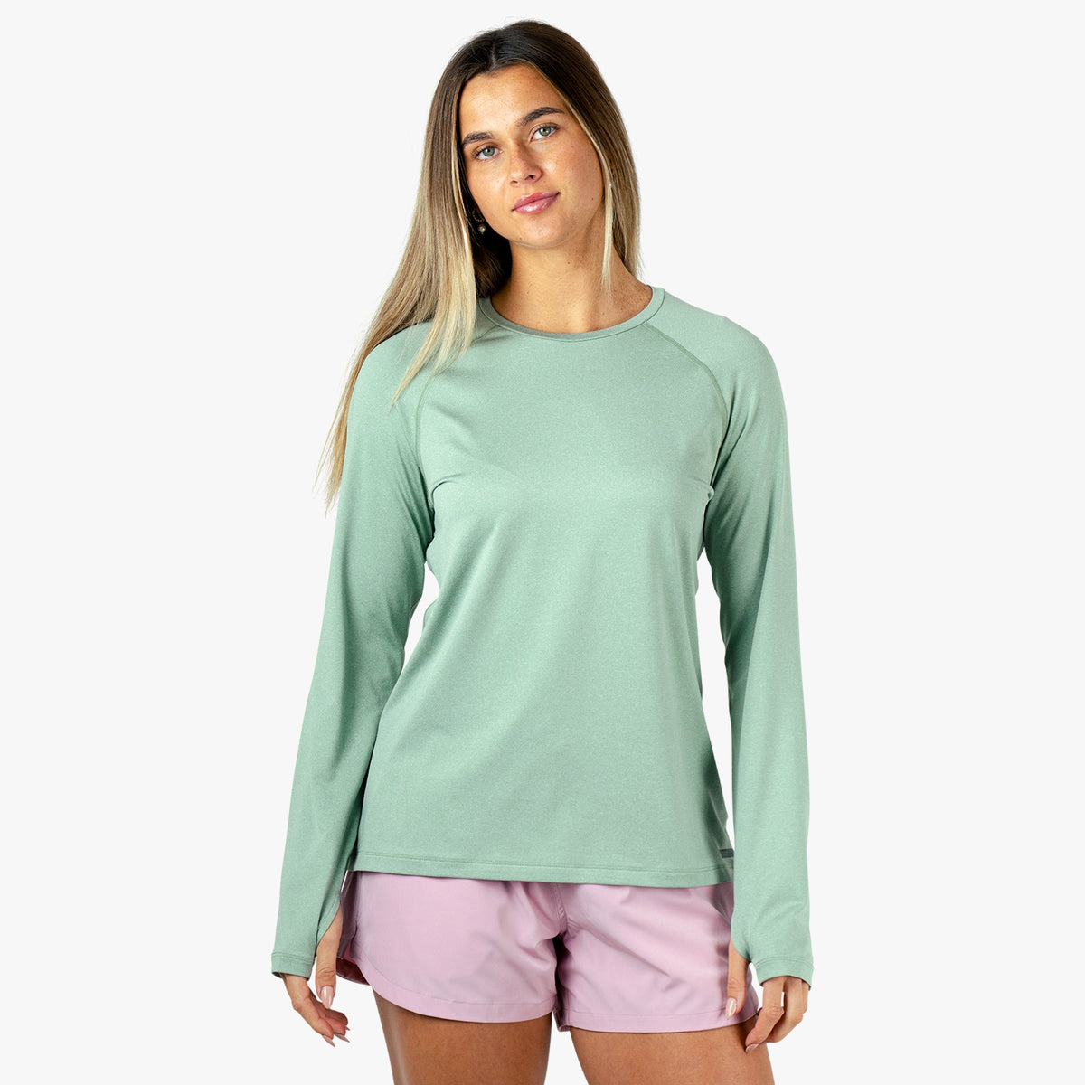 Bay Leaf Heather Samurai 2.0 Women's Fishing Shirts / AFTCO Sale