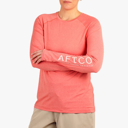 Bay Leaf Heather Samurai 2.0 Women's Fishing Shirts / AFTCO Sale