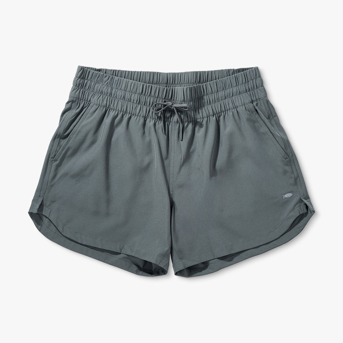 Charcoal Strike Women's Swim Shorts / AFTCO Sale