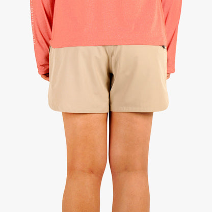 Charcoal Strike Women's Swim Shorts / AFTCO Sale