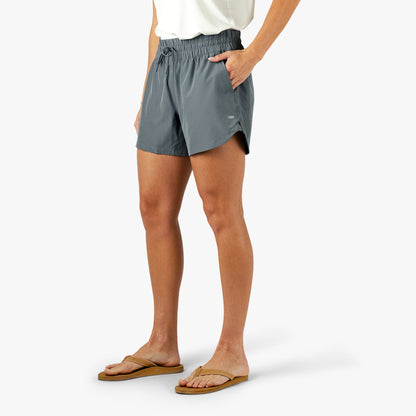 Charcoal Strike Women's Swim Shorts / AFTCO Sale