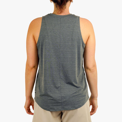 Blush Heather Women's Ocean Bound Performance Tank / AFTCO Popular