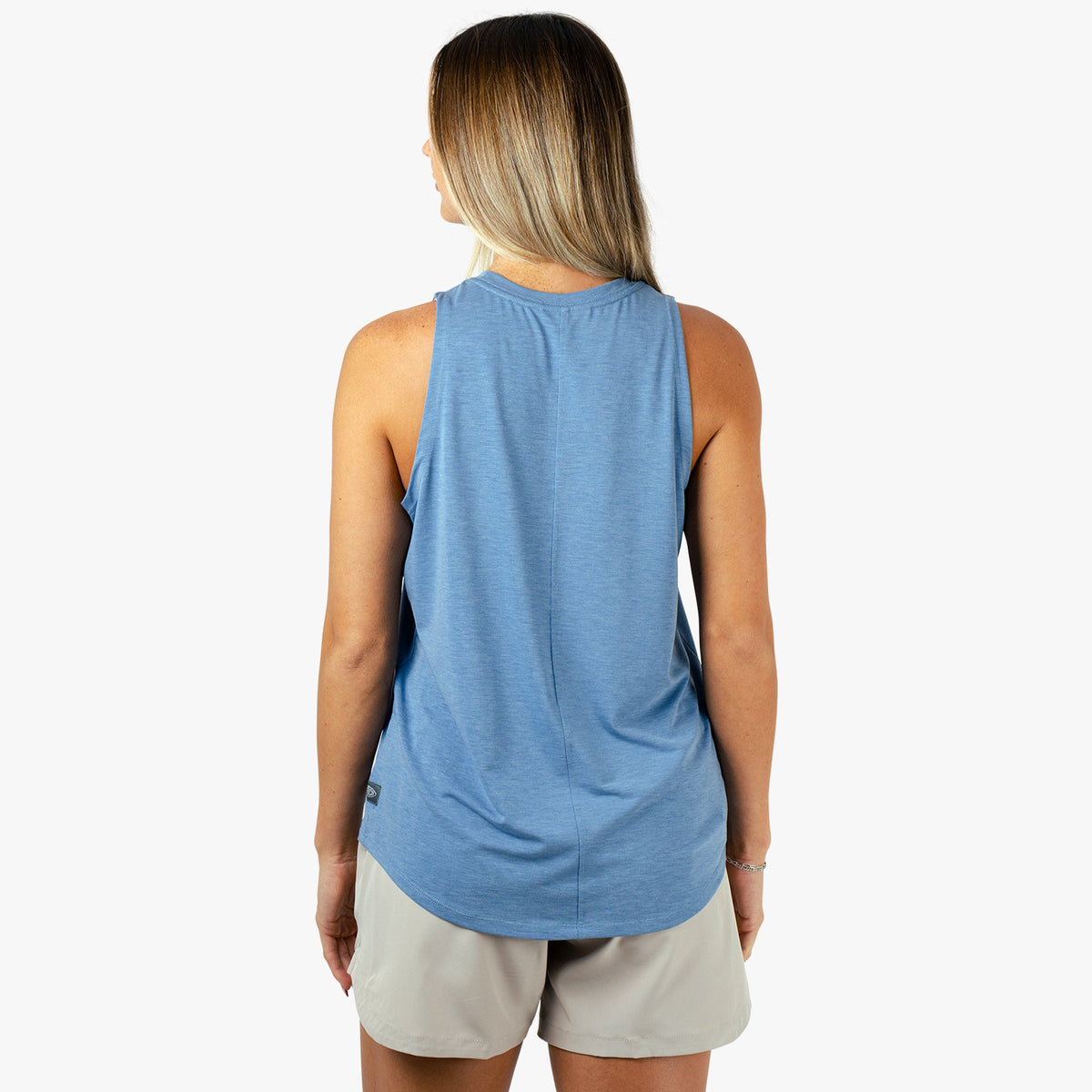 Blush Heather Women's Ocean Bound Performance Tank / AFTCO Popular