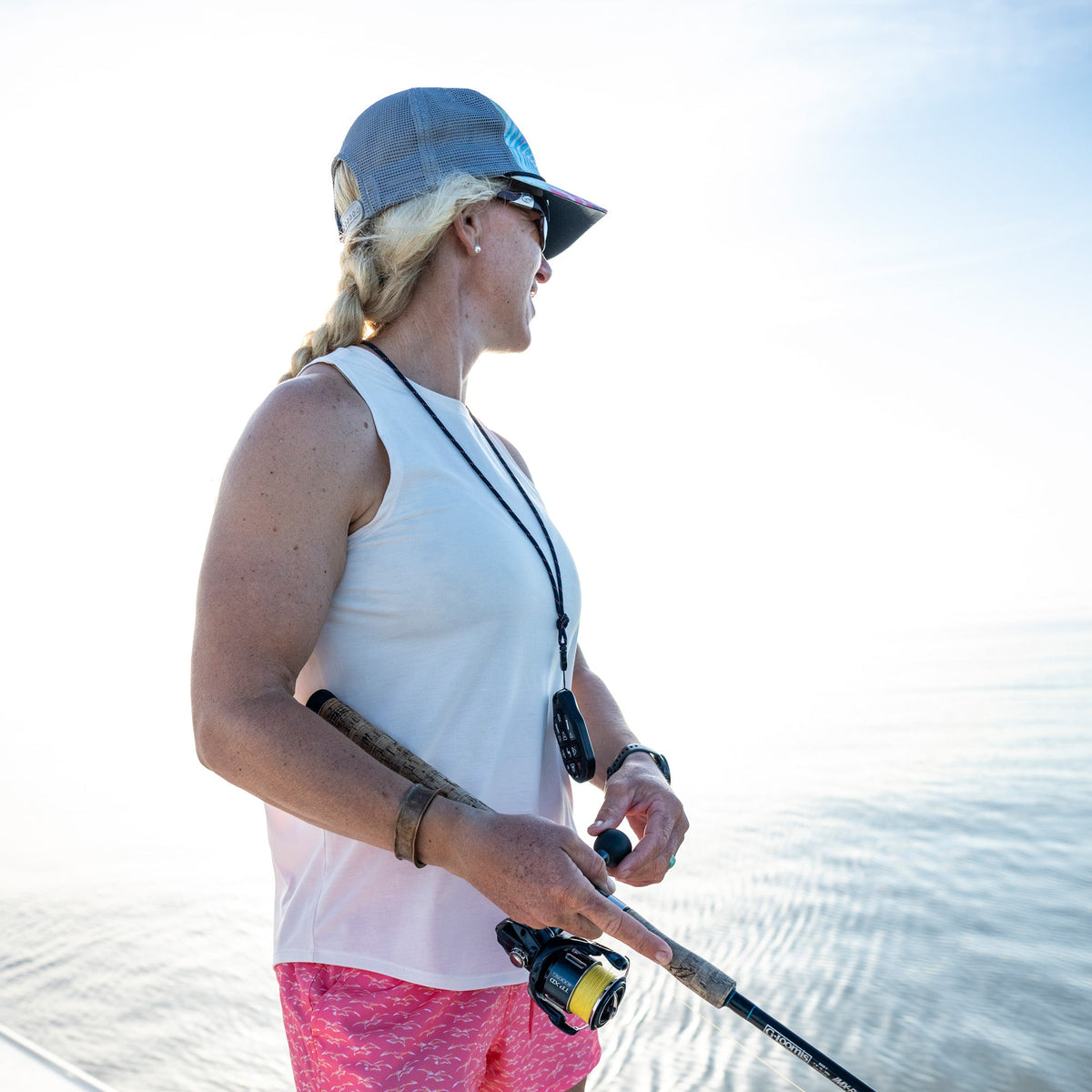 Blush Heather Women's Ocean Bound Performance Tank / AFTCO Popular