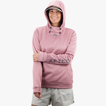 Rose Dawn Heather Women's Shadow Hoodie / AFTCO Popular