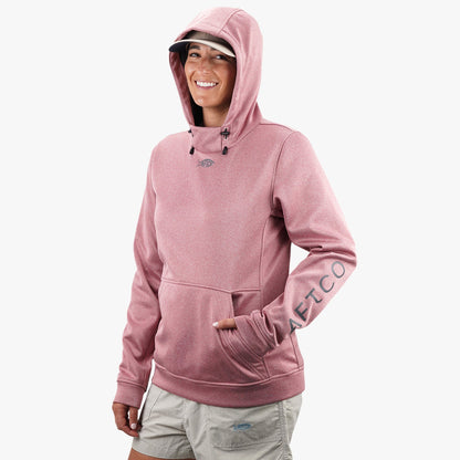 Rose Dawn Heather Women's Shadow Hoodie / AFTCO Popular