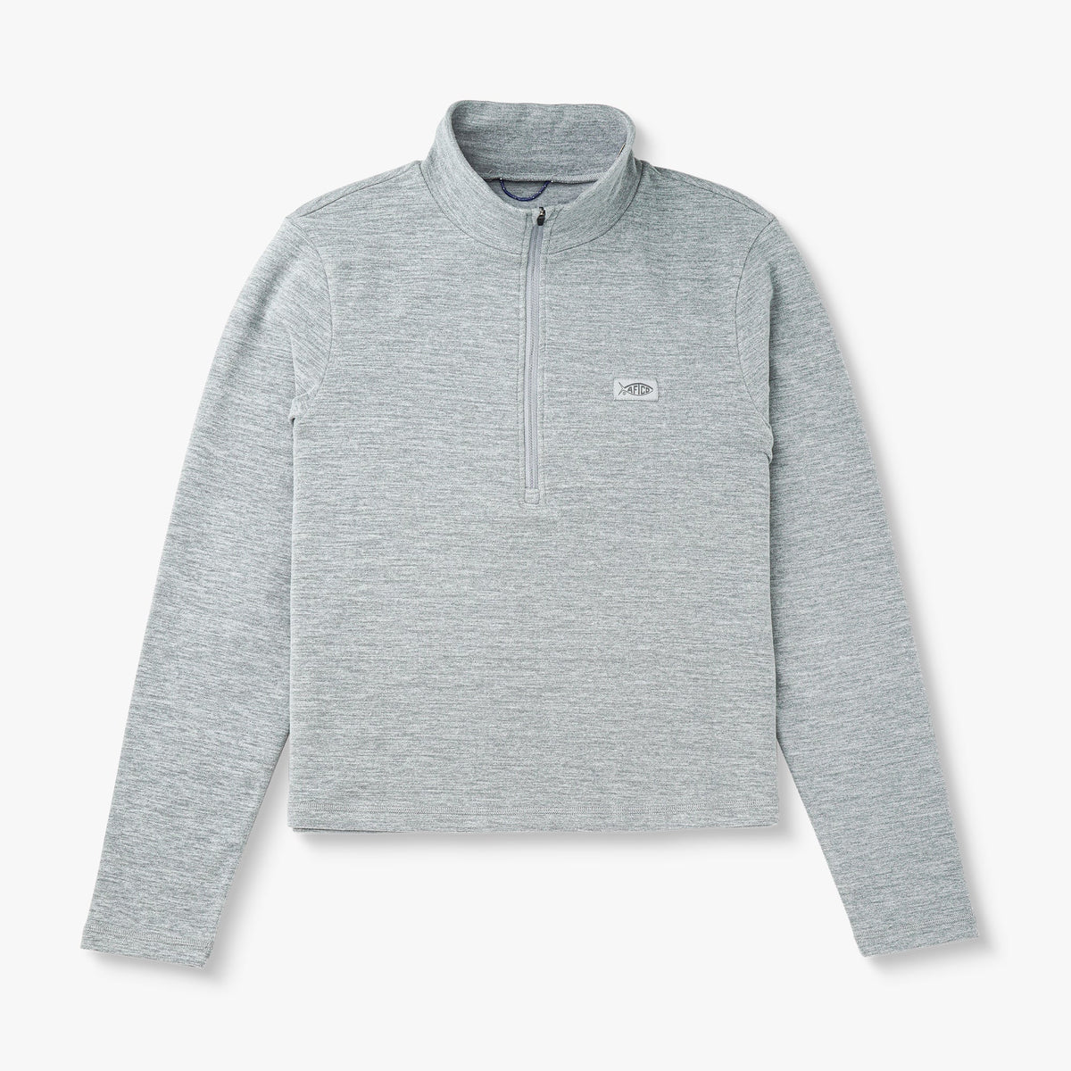 Steel Heather Women's Coastal Layer 1/4 Zip Fishing Pullover / AFTCO Recommended