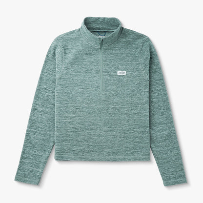 Steel Heather Women's Coastal Layer 1/4 Zip Fishing Pullover / AFTCO Recommended