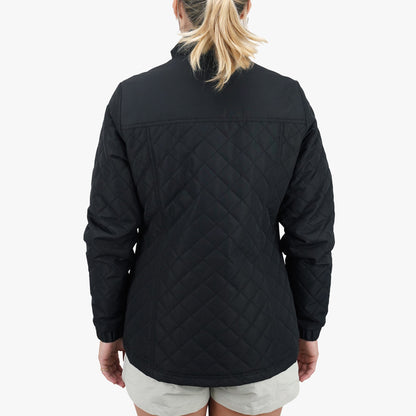 Black Women's Crosswind Puff Jacket / AFTCO Customer Favorite