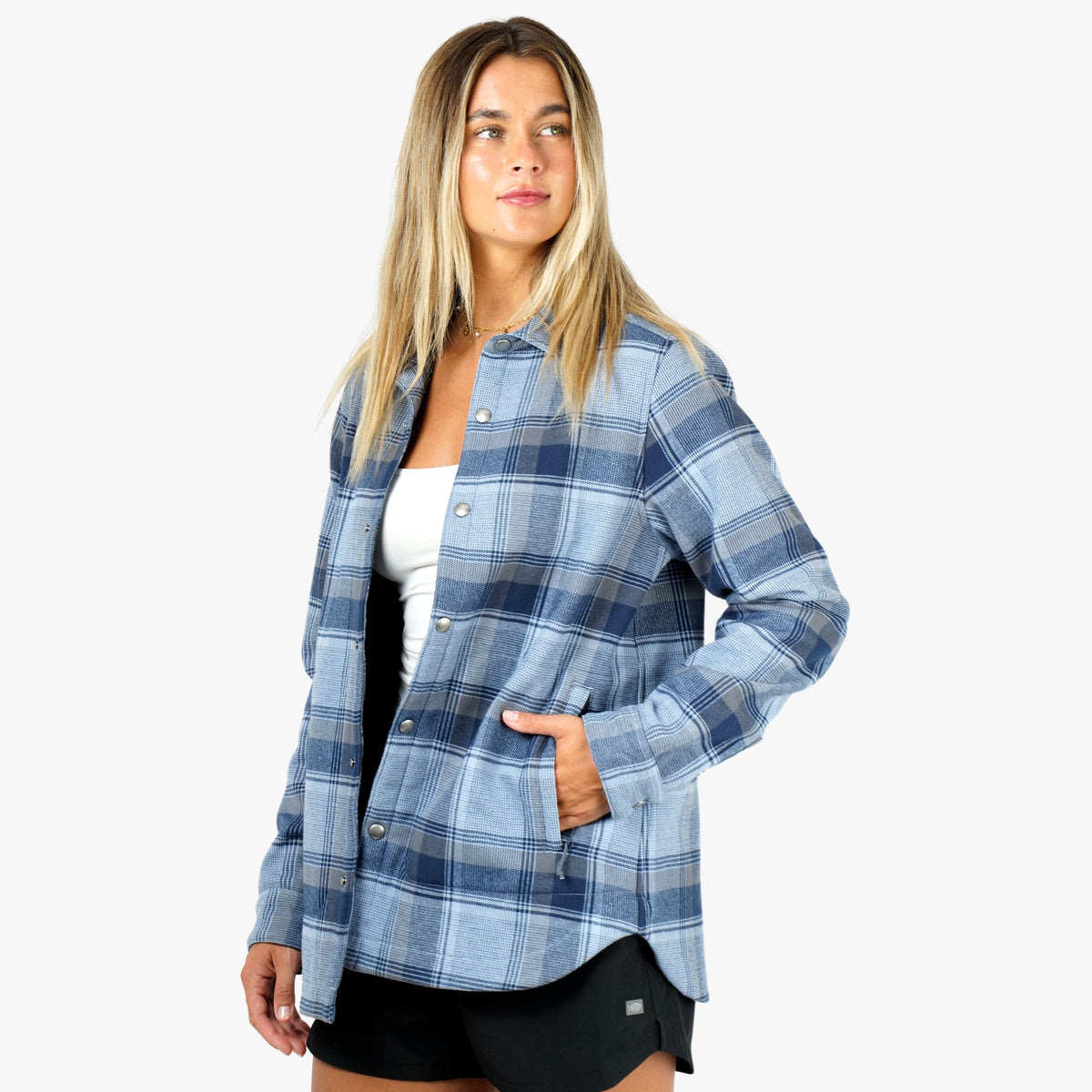 Dusk Women's Stout Button Up Shacket / AFTCO Quality