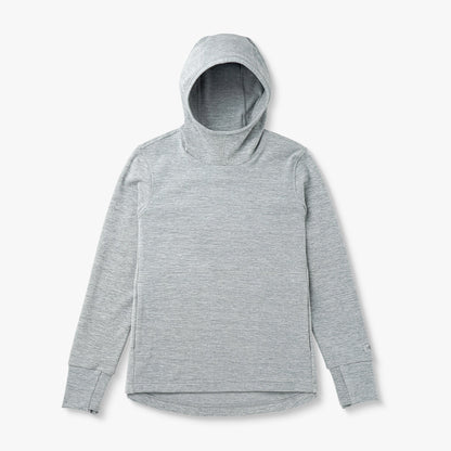 Steel Heather Women's Coastal Layer Pullover Hoodie / AFTCO Signature