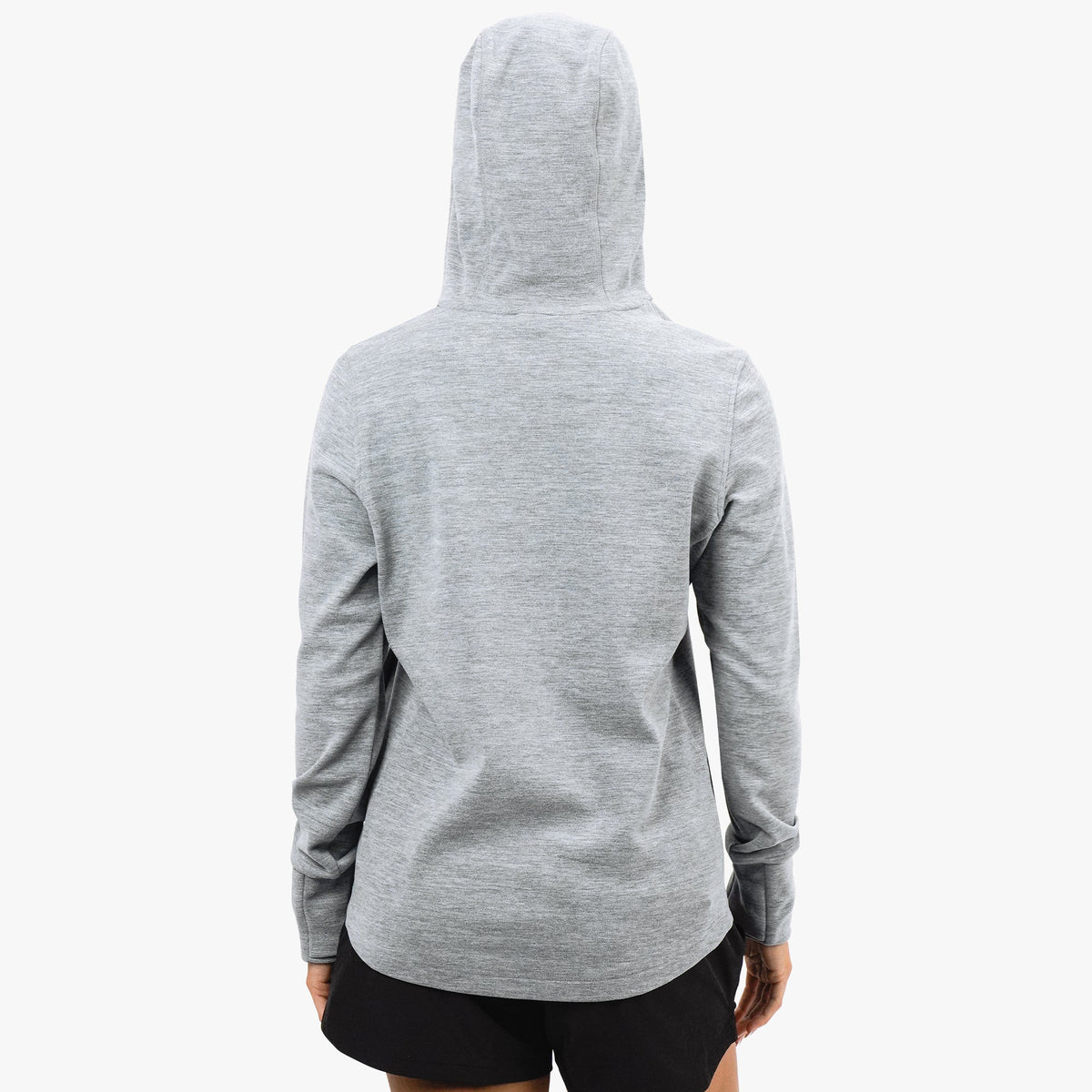 Steel Heather Women's Coastal Layer Pullover Hoodie / AFTCO Signature