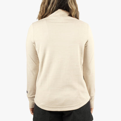 Pelican Heather Women's Coastal Layer Funnel Neck Sweater / AFTCO Customer Favorite