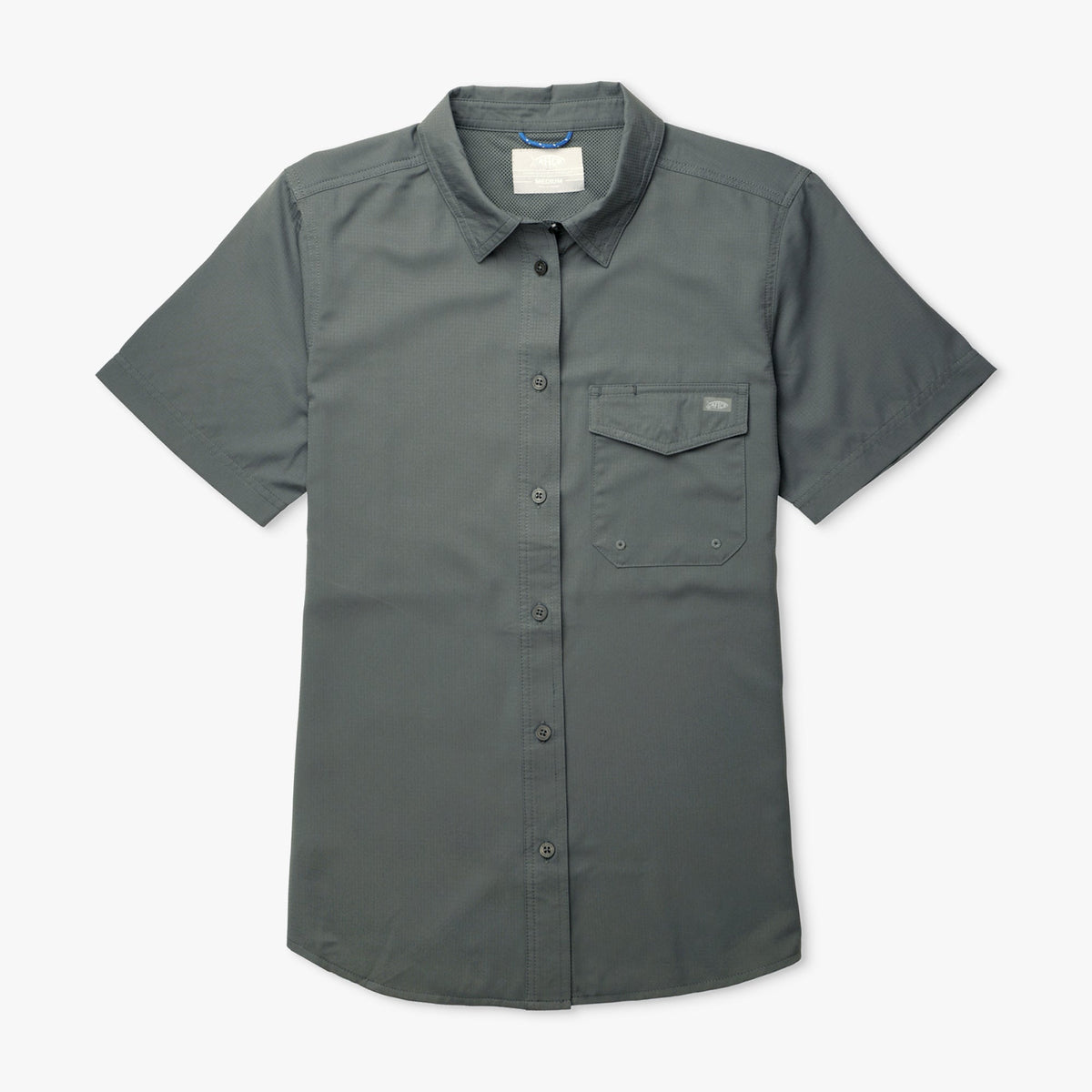Charcoal Women's Palomar Tech SS Wovens / AFTCO Sale