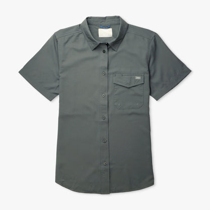 Charcoal Women's Palomar Tech SS Wovens / AFTCO Sale