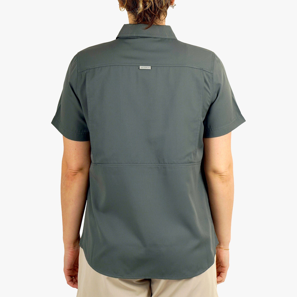 Charcoal Women's Palomar Tech SS Wovens / AFTCO Sale
