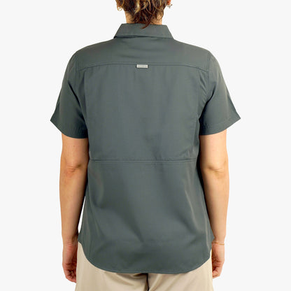 Charcoal Women's Palomar Tech SS Wovens / AFTCO Sale