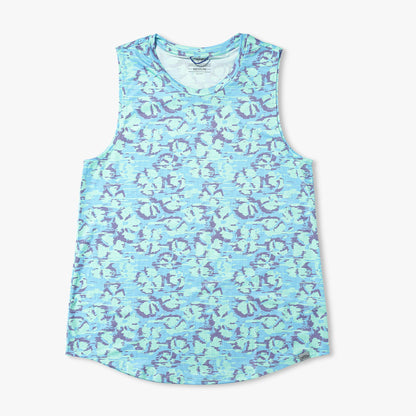 Moonlight Jade Women' s Sandbar Fishing Tank Top| AFTCO / AFTCO Customer Favorite